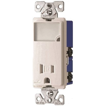 EATON WIRING DEVICES Receptacle Decorator Wht TR7735W-K-L